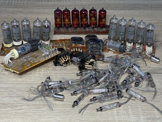 Лампы, сбор: ИН-14, ИН-12Б, Z57OM и тд.