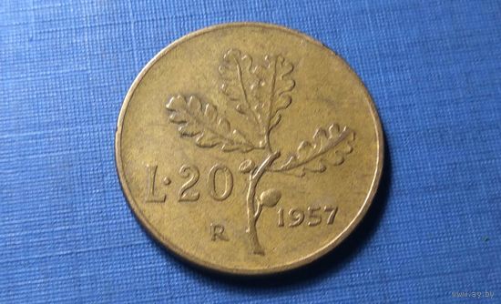20 лир 1957. Италия.