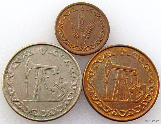 Жетоны Татарстана, 2 нефтяных и 1 хлебный, состояние AU (как новые)