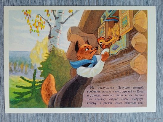 1955. Игнатов. "Не послушался петушок"