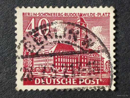 Германия 1949. Немецкие здания. Ратуша Шёнеберга