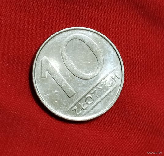 Польша 10 злотых, 1988