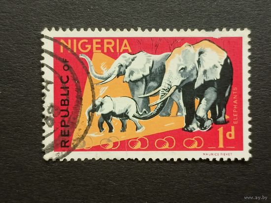 Нигерия 1965. Животные