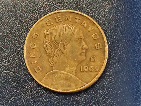Мексика 5 сентаво 1969