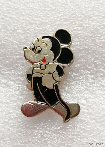 Мики Маус. Детский Значок. Мультфильмы. Сказки. СССР #0691-UP18