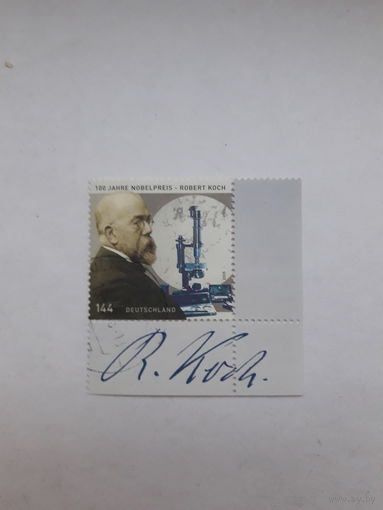 ФРГ Лауреаты Нобелевской премии по медицине 1905 Роберт Кох