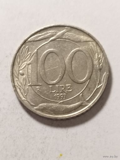 Италия 100 лир 1997