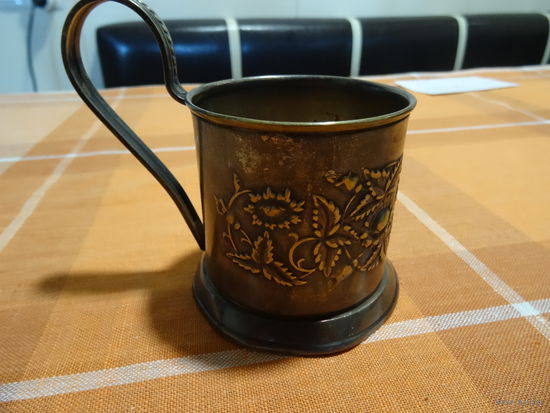 Подстаканник "Цветы", СССР, Мстера