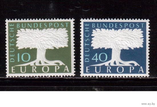 Германия(ФРГ)-1957,(Мих.268-269), ** , Европа