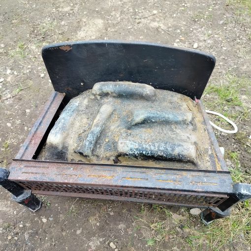 Обогреватель камин электрокамин СССР советский, рабочий