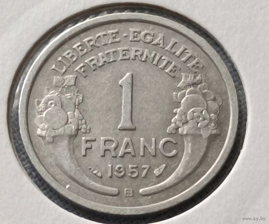 Франция. 1 франк 1957 года. (*).