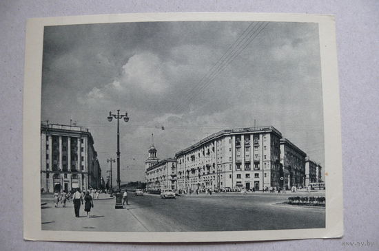 Наровлянский И.(фото), Ленинград. Московский проспект; 1963, чистая.