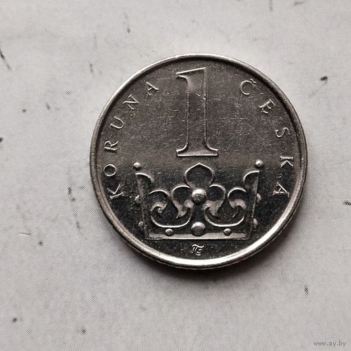 1 крона 2013 года Чехия. Чешская Республика.
