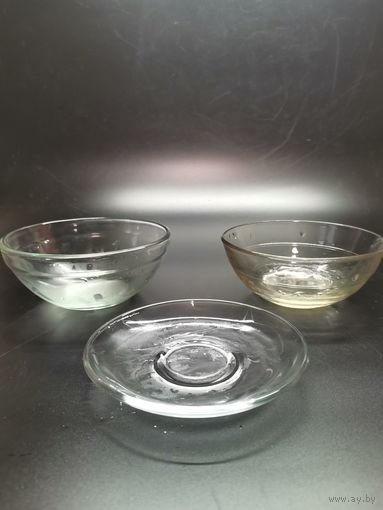 Тарелка, блюдце СССР (одним лотом).