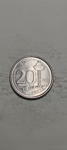 Сингапур 20 цент 2016