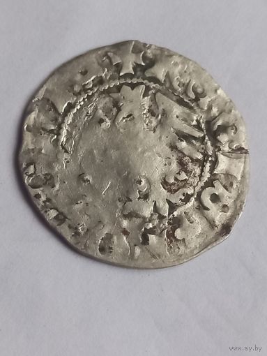 Полугрош , Владислав 1386-1434 гг., с 1 рубля, без мц