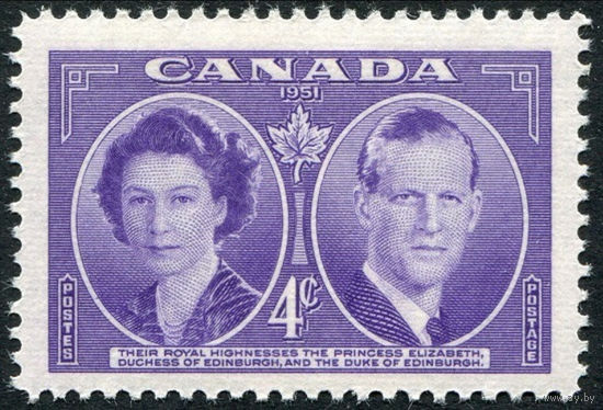 Канада 1951** Королевский визит (SG 440)