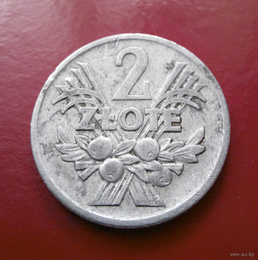 2 злотых 1958 Польша #03