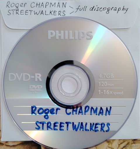 DVD MP3 Roger CHAPMAN, STREETWALKER полная дискография (Blues rock) - 1 DVD
