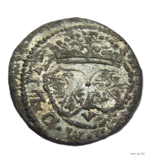 Шеляг литовский 1517 Вильно Сигизмунд III Ваза