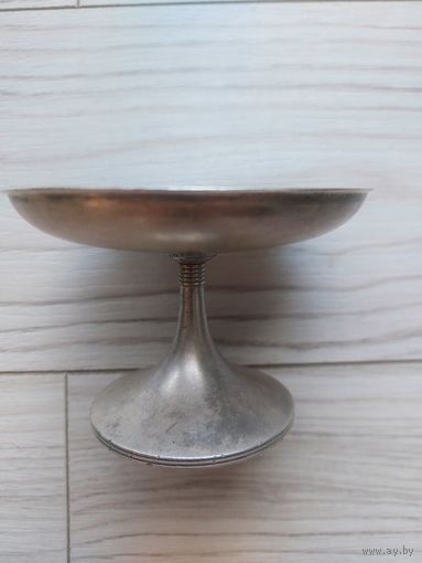 Креманка мороженица клеймо бронза латунь посеребрение