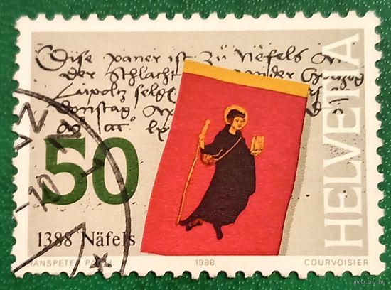 Швейцария 1988. 600 летие битвы при Нефельсе