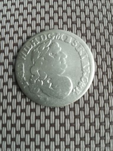 Шесть грошей 1682 года Пруссия.