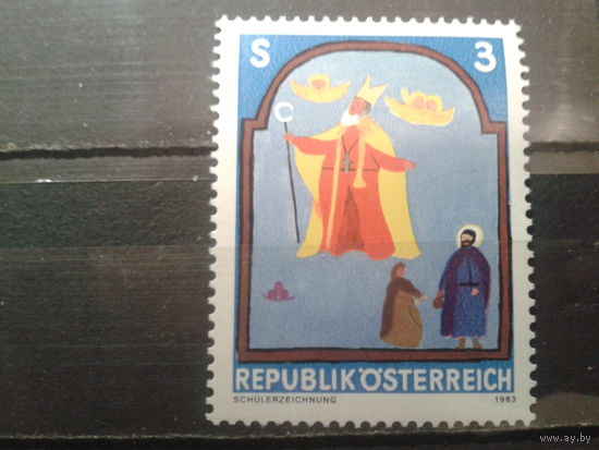 Австрия 1983 Алтарь кирхи св. Николая**