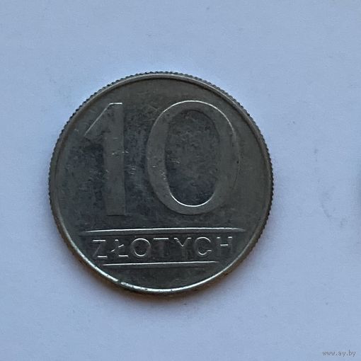 10 злотых 1988 Польша