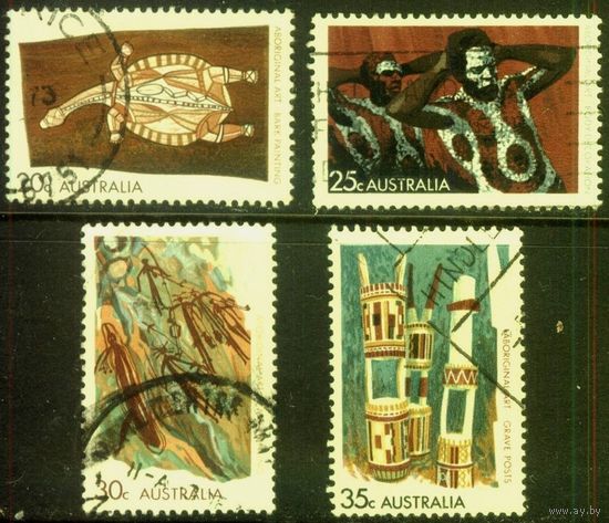 Австралия - 1971 [Mi. 472-475] Гашеная (AU11)