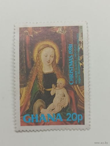 Гана 1981. Рождество - Картины