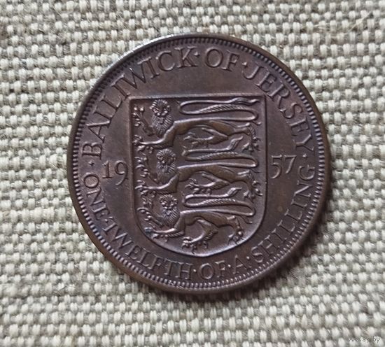 Джерси 1/12 шиллинг 1957
