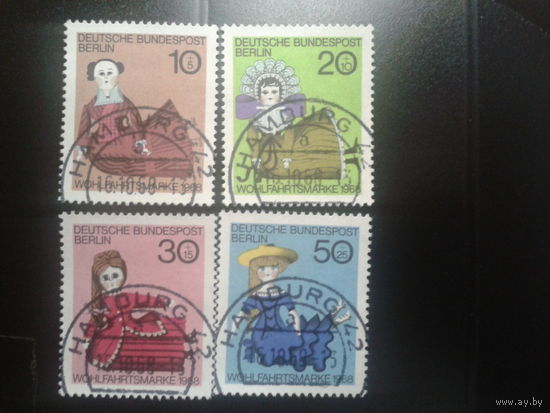 Берлин 1968 Куклы Михель-1,8 евро гаш. полная серия