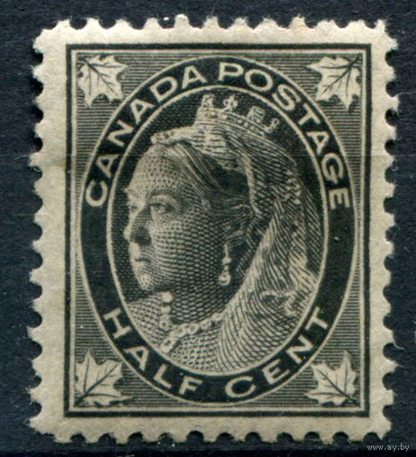 Британские колонии - Канада - 1897/98г. - королева Виктория, 1/2 с - 1 марка - MH [Mi 54]. #3-WB-94-A-2
