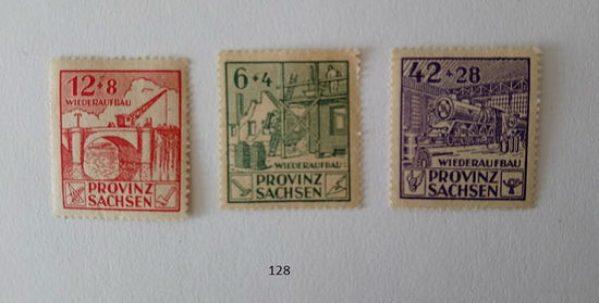 Марки. Германия. Советская зона оккупации. 1946 год.