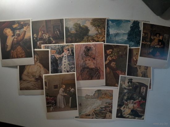 Паштоўкі ГДР, 13 шт.