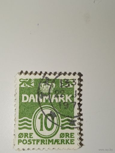 Дания Марка Дания 1950 год Стандартный выпуск