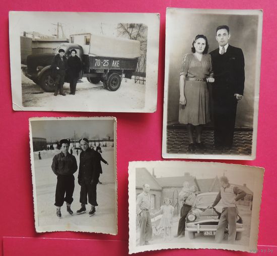 Фото бытовое, 1950-е гг., 4шт.