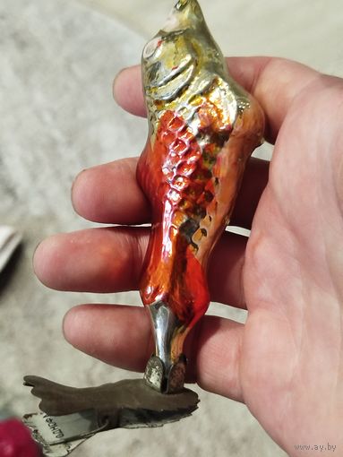 Ёлочная игрушка,рыбка,с рубля