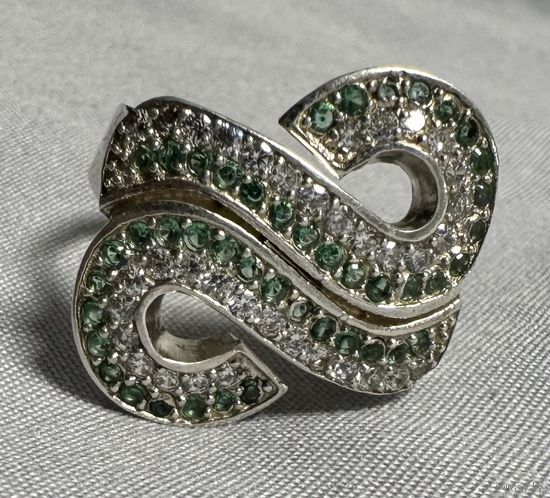 Кольцо серебряное 925 пробы. 75