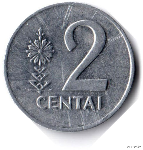 Литва. 2 цента. 1991 г.