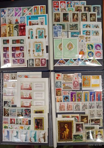 Марки СССР - 1973, чистый годовой комплект, без КС 4261 Ужин трактористов, разновидности, высокий каталог, смотрите фото,