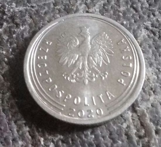 1 злотый, Польша 2020 г.