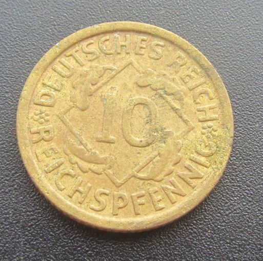 Германия -  10 рейхспфеннигов. 1935  A