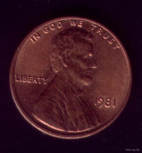 1 цент 1981 год США