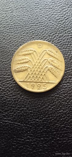 Германия 10 пфеннигов 1925 г. - D