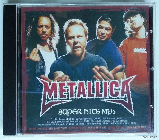 CD-r MP3 Metallica - Super Hits MP3 (2012)