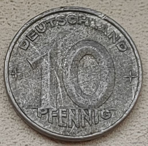 ГДР 10 пфеннигов 1948 А