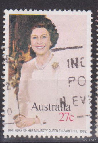 56-я годовщина со дня рождения королевы Елизаветы II Королева Елизавета II Известные люди личности  Австралия 1982 год лот 9 ПОЛНАЯ СЕРИЯ
