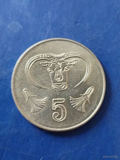 Кипр 5 центов 2004